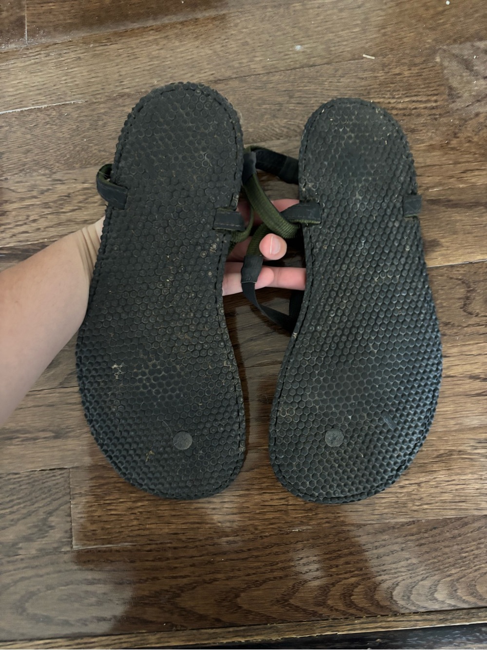 Bedrock Black and Green Barefoot Hiking Outdoor Sandals Mens 10 / Women’s 11 - Picture 4 of 7